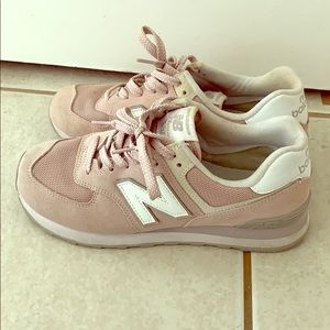 New Balance classic 574 pink shoes